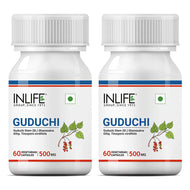 Inlife Guduchi (Giloy) Stem Extract Supplement | 500mg | 60 Veg. Capsules