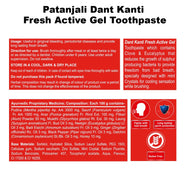 Saundarya Aloe Vera Gel (150ml) + Dant Kanti Fresh Active Gel Combo