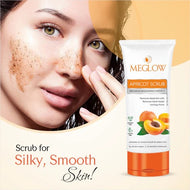 Meglow Apricot Scrub 70g (Pack Of 2)