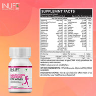 Inlife Multivitamin & Minerals Supplement for Women 60 Capsules