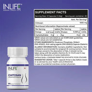 Inlife Chitosan 90 Capsules