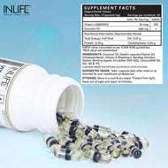 Inlife Vitamin D3 600 IU Cholecalciferol 60 Capsules