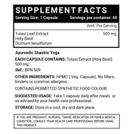 Inlife Tulsi (Tulasi) Holy Basil Extract Supplement | 60 Veg. Capsules