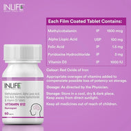 Inlife Vitamin B12 ALA Supplement for Men & Women 60 Tablets