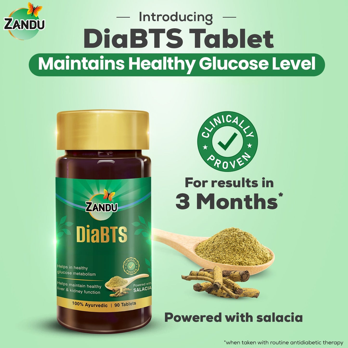 Zandu DiaBTS Tablets