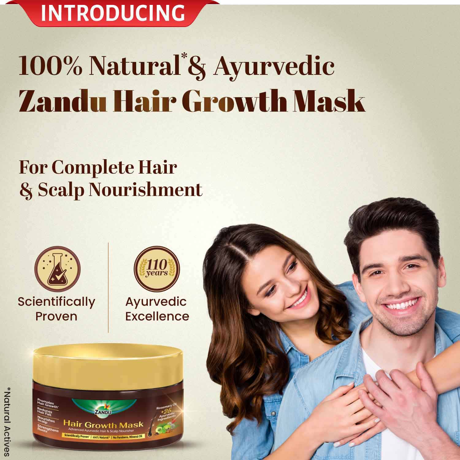 Zandu Ayurvedic Hair Growth Mask 200g