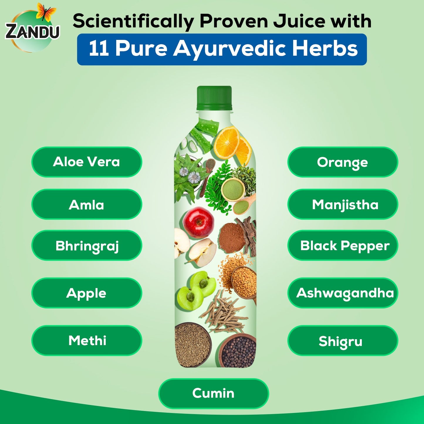 Zandu Hair Vitalizer Juice (1L)