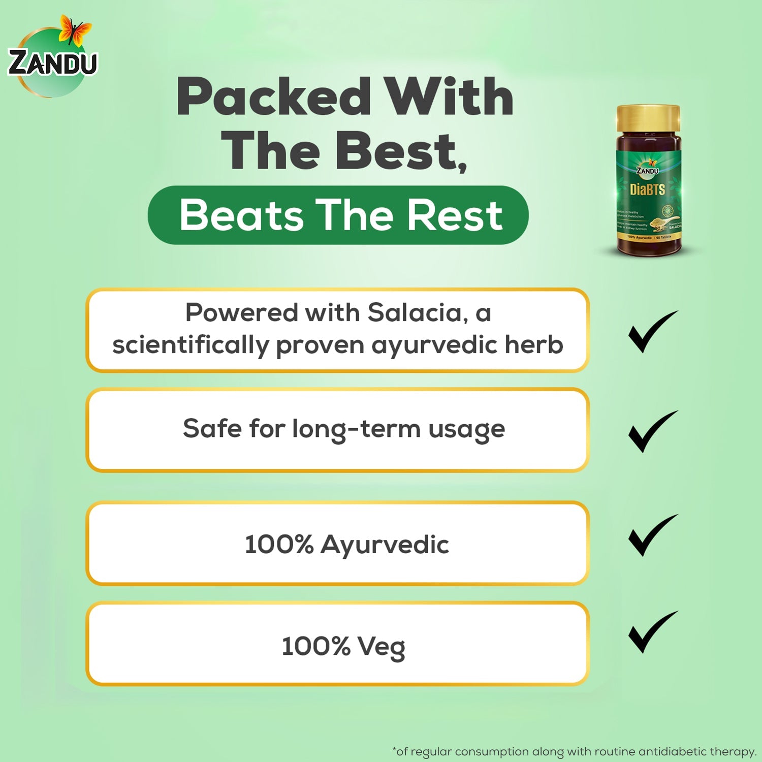 Zandu DiaBTS Tablets