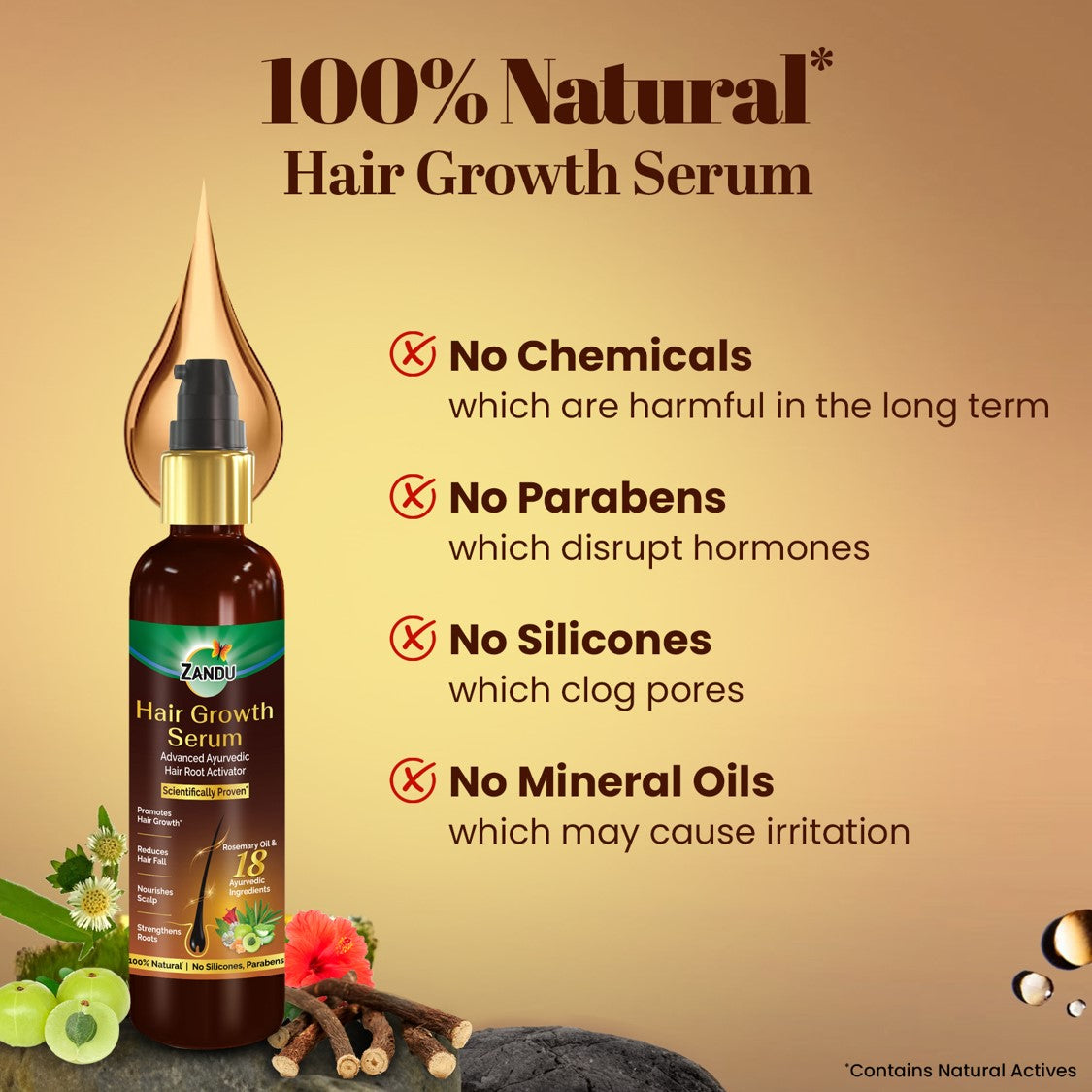 Zandu Hair Growth Serum 100ml