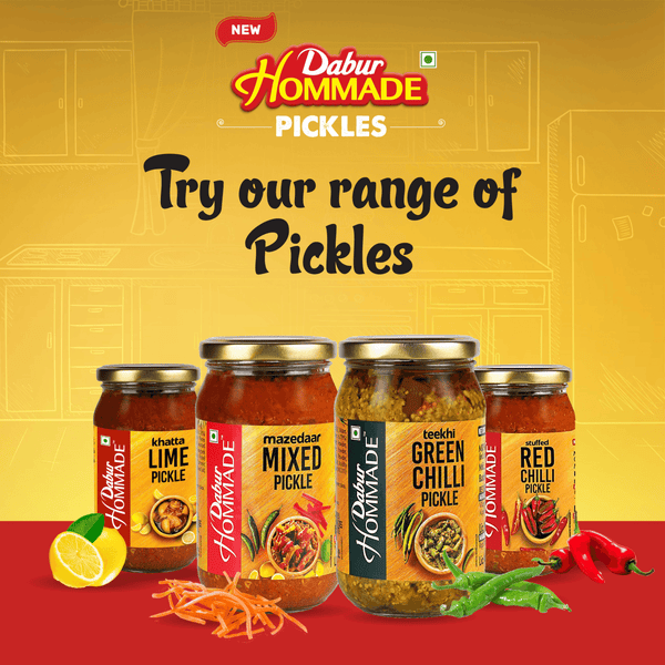 Dabur Hommade Green Chilli Pickle