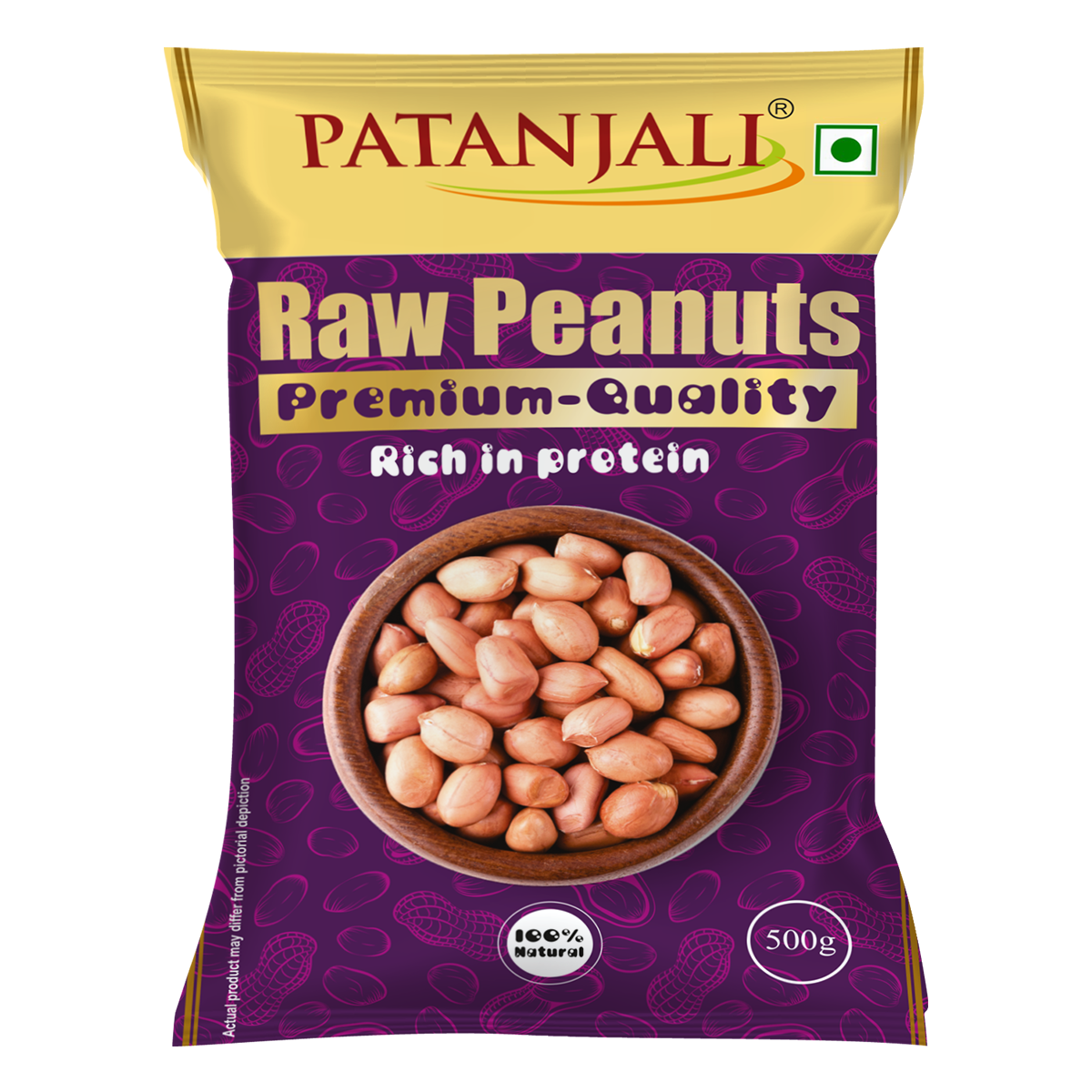 Patanjali Raw Peanuts 500g