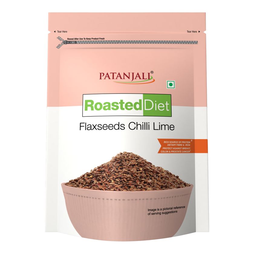 Patanjali Roasted Diet Flaxseed Chilli Lime 150g