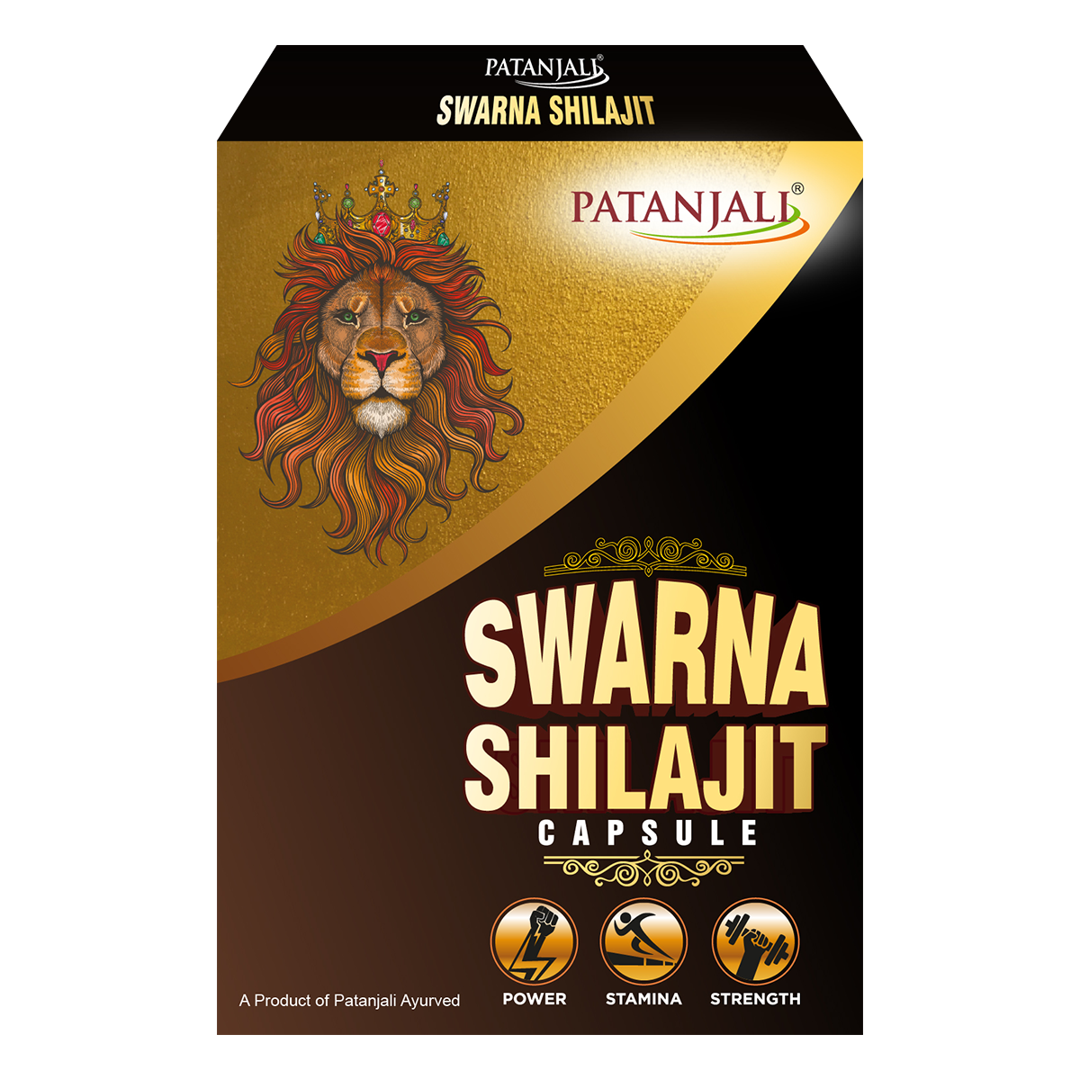 Patanjali Swarna Shilajit Capsule 750mg 10 Capsules