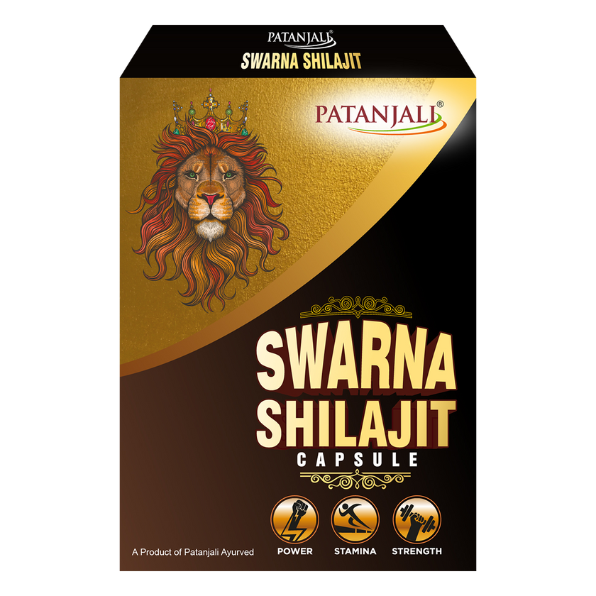 Patanjali Swarna Shilajit Capsule 750mg 10 Capsules