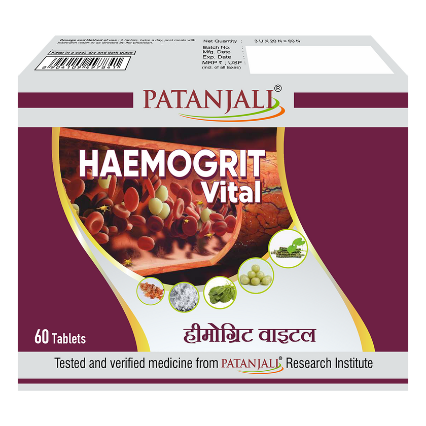 Divya Haemogrit Vital 60 Tablets