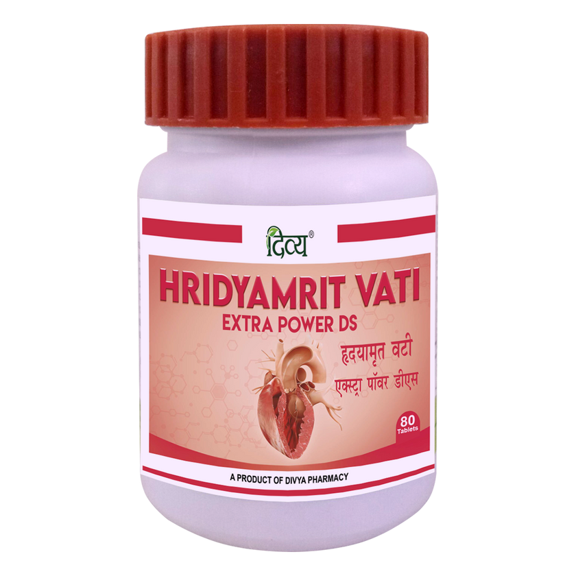 Divya Hridyamrit Vati Extra Power 80 Tablets