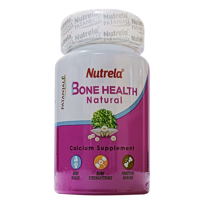 Patanjali Nutrela Bone Health Natural 500mg 30 Capsules
