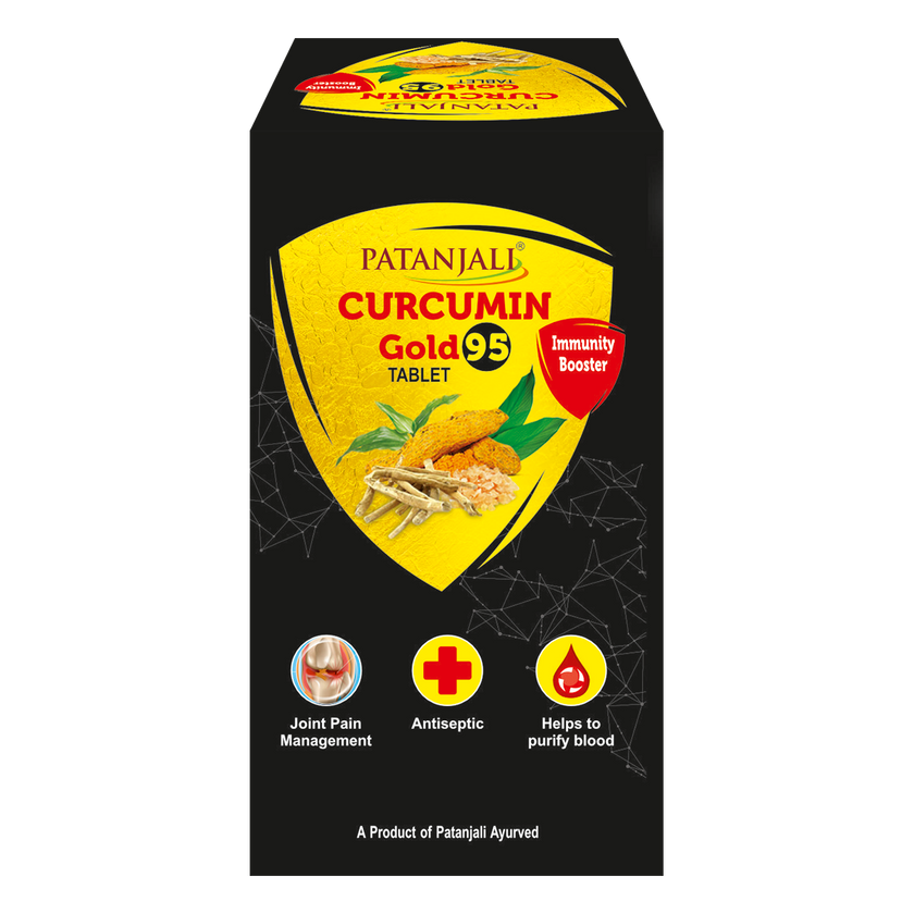 Patanjali Curcumin Gold 95 Tablet