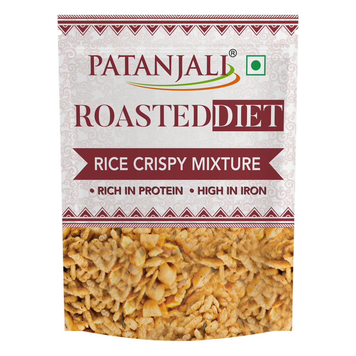 Patanjali Roasted Diet Rice Crispy Mixture 125g