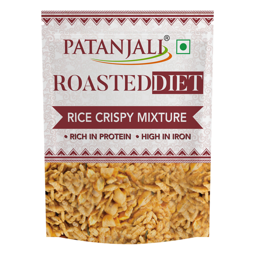 Patanjali Roasted Diet Rice Crispy Mixture 125g