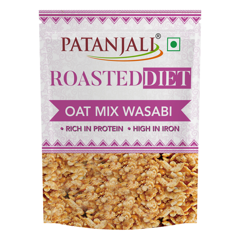 Patanjali Roasted Diet Oats Wasabi Mix 125g