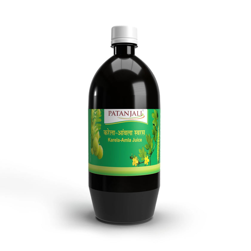 Patanjali Karela Amla Juice Herbal Wellness Drink 500ml