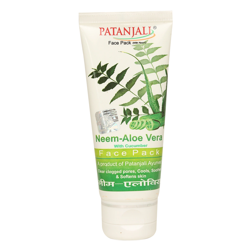 Patanjali Aloevera Neem Cucumber Face Pack 60g