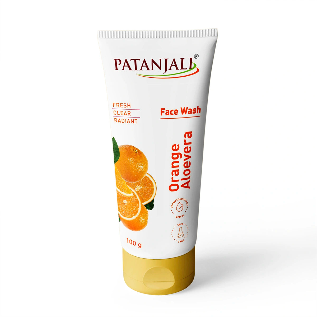 Patanjali Orange Aloe Vera Herbal Face Wash 100g