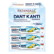 Patanjali Dant Kanti Sensitive Toothpaste 50 g x 3 (Dis. Pack)