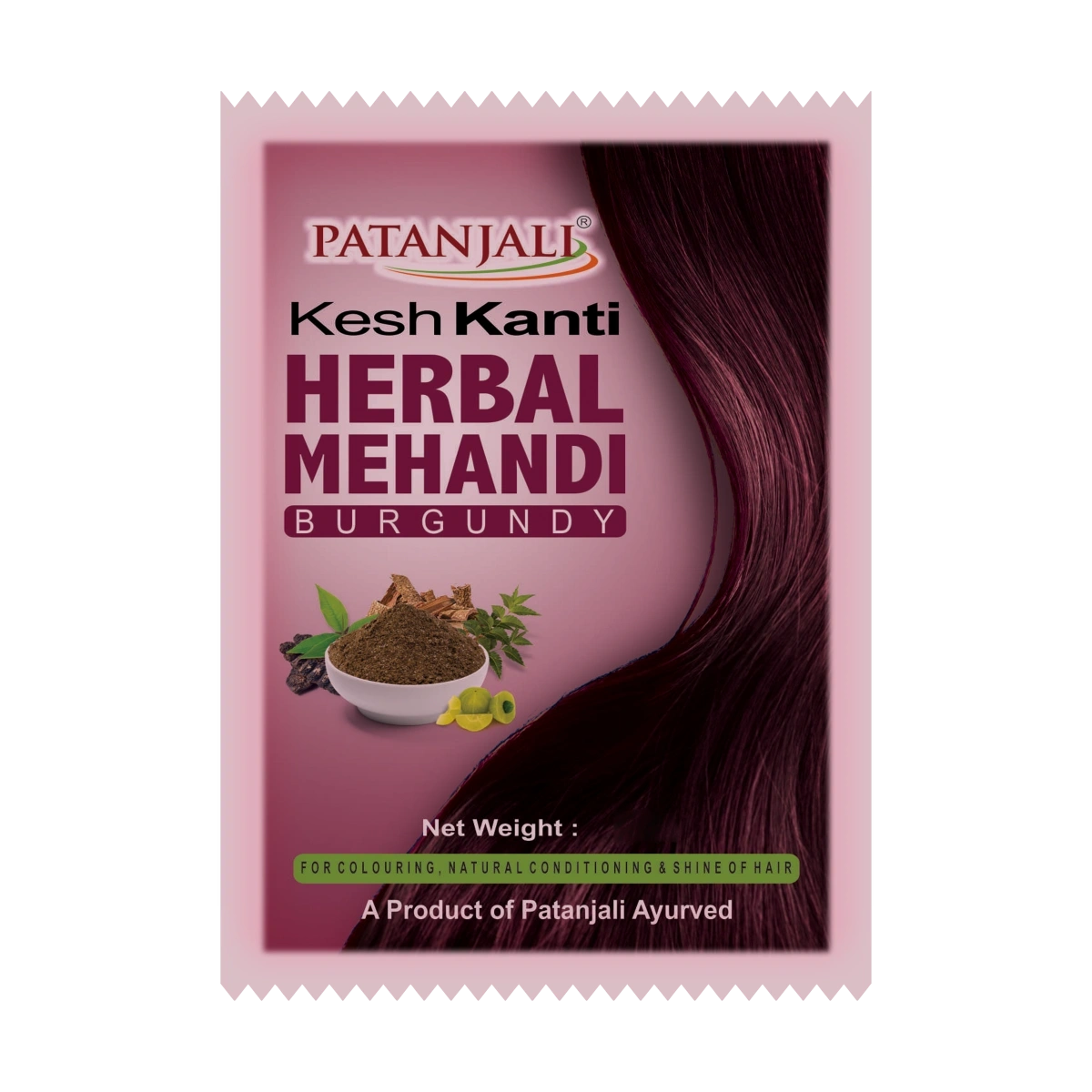 Patanjali Kesh Kanti Herbal Mehandi (Burgundy) 15g