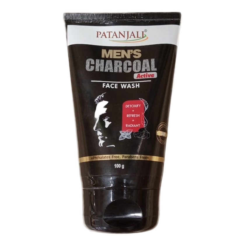 Patanjali Men’s Charcoal Active Face Wash 100g
