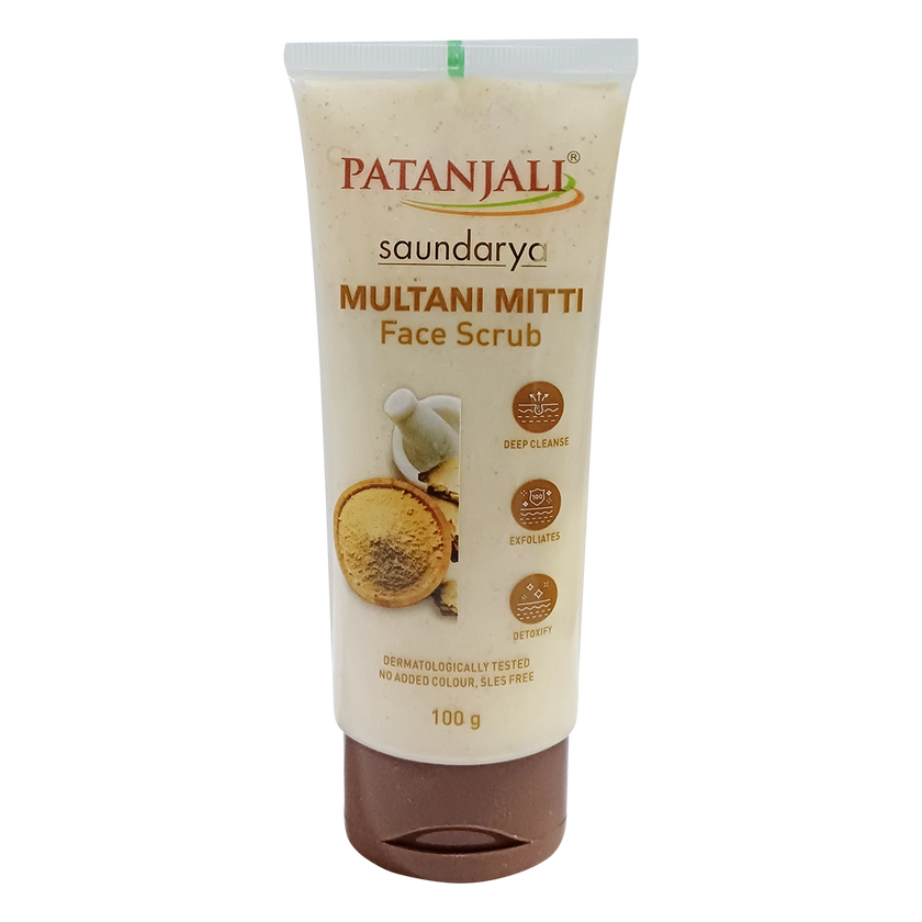 Patanjali Saundarya Multani Mitti Face Scrub 100g