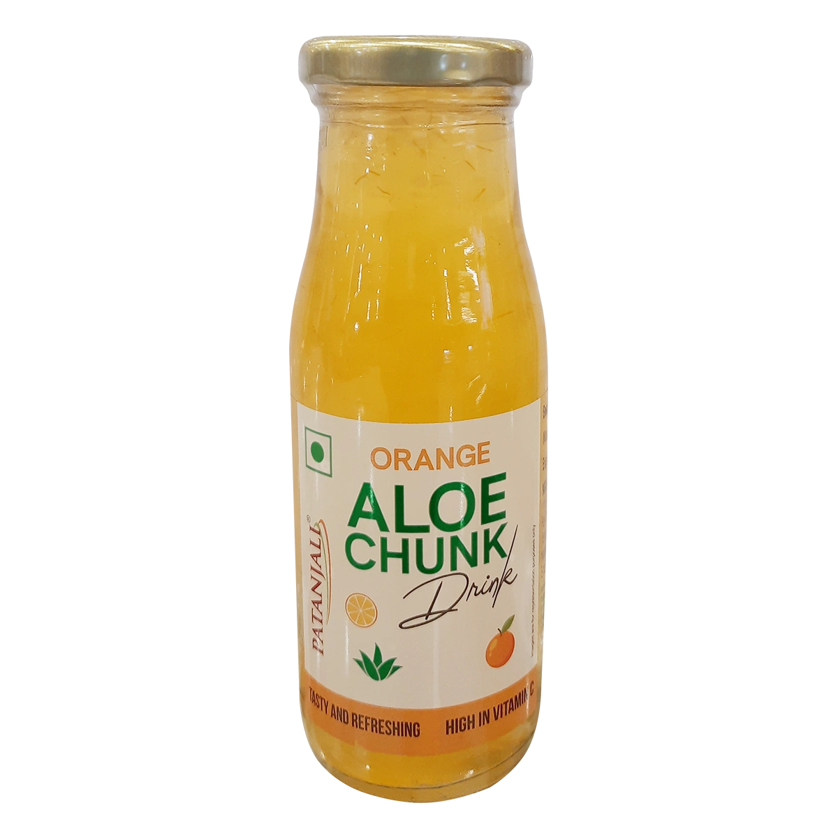 Patanjali Orange Aloe Chunk Drink 200ml
