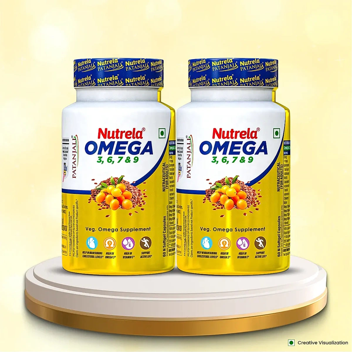 Patanjali Nutrela Organic Omega 3 6 7 & 9 (pack of 2)