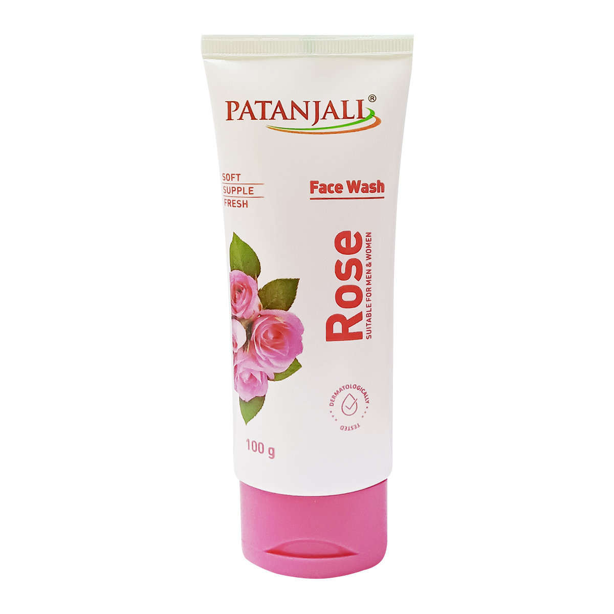 Patanjali Rose Herbal Face Wash 100g