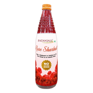 Patanjali Sugar Free Rose Sharbat – Refreshing Herbal Beverage 750ml