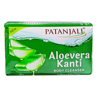 Patanjali Kanti Aloevera Herbal Body Soap 150g (Pack Of 4)