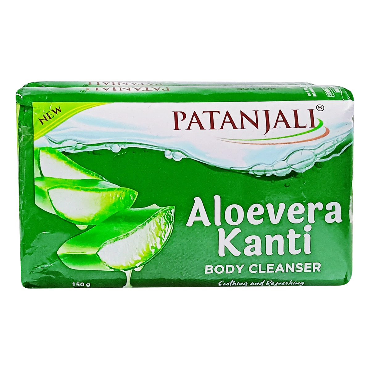 Patanjali Kanti Aloevera Herbal Body Soap 150g (Pack Of 4)