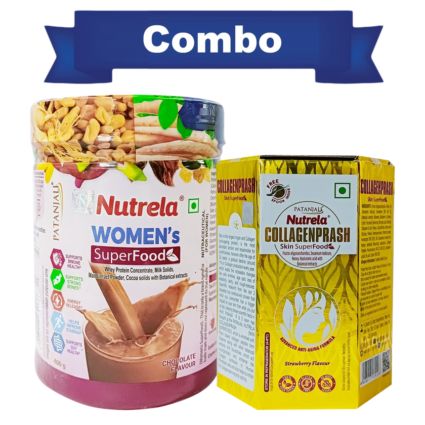 Patanjali Nutrela Women Superfood + Collagenprash (400 g + 400 g)