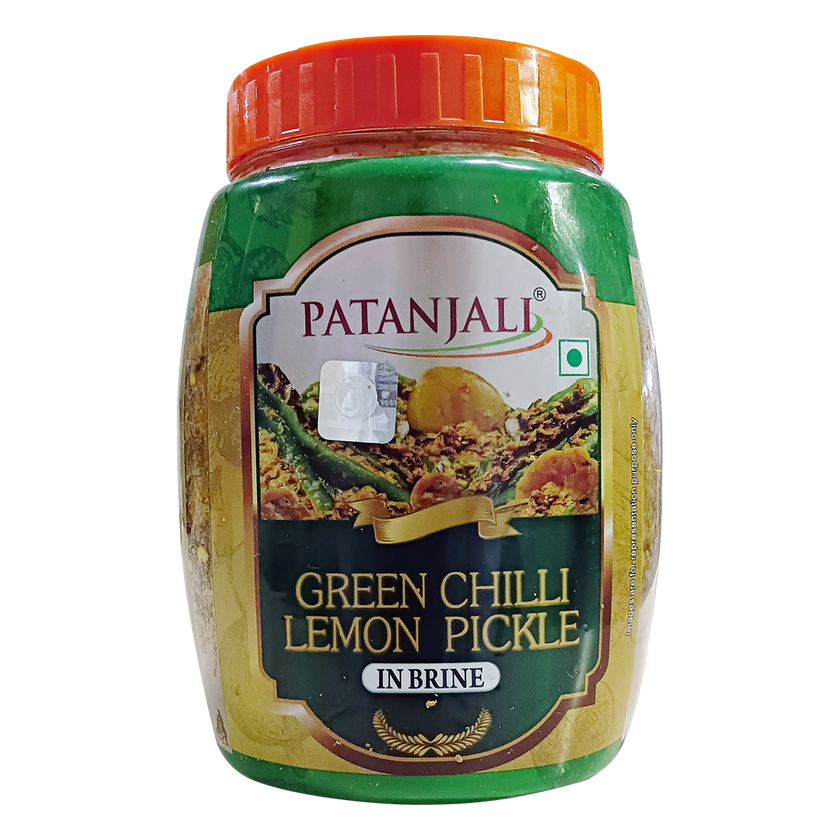 Patanjali Green Chilli Lemon Pickle 500g
