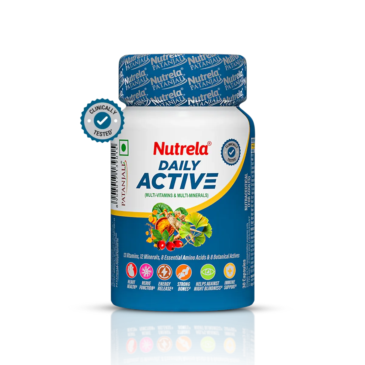 Patanjali Nutrela Daily Active 30 Capsule 750 mg
