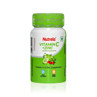 Patanjali Nutrela Vitamin C + Zinc 60 Capsules