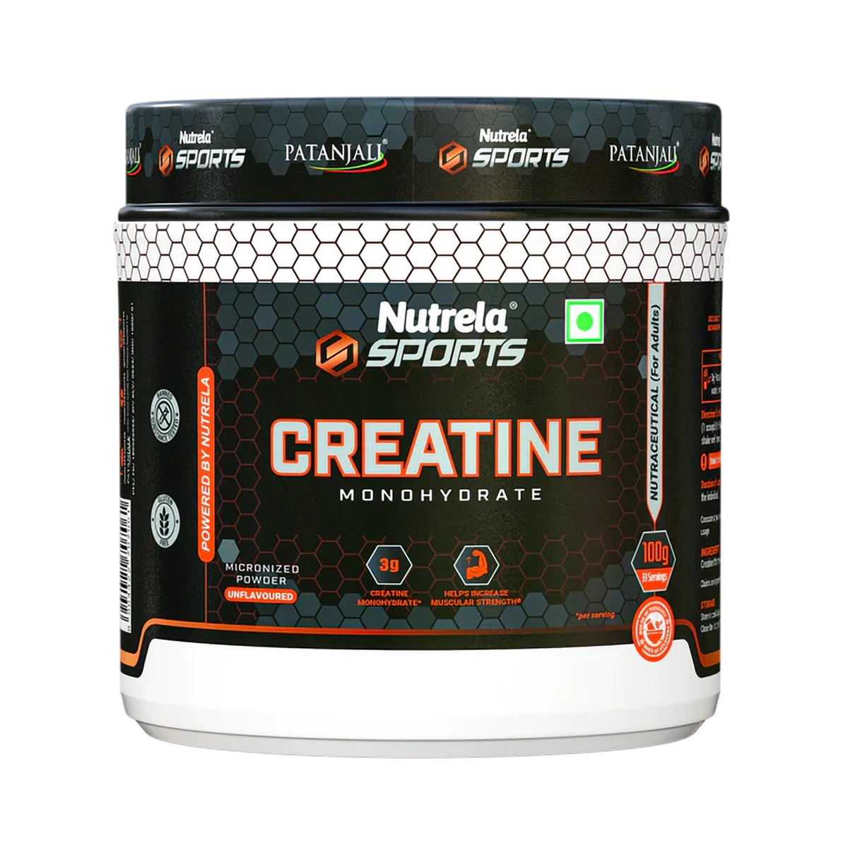 Patanjali Nutrela Sports Creatine Monohydrate 100g