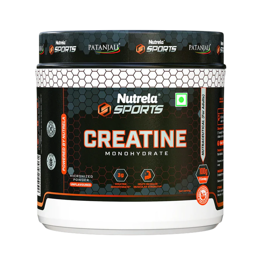 Patanjali Nutrela Sports Creatine Monohydrate 100g