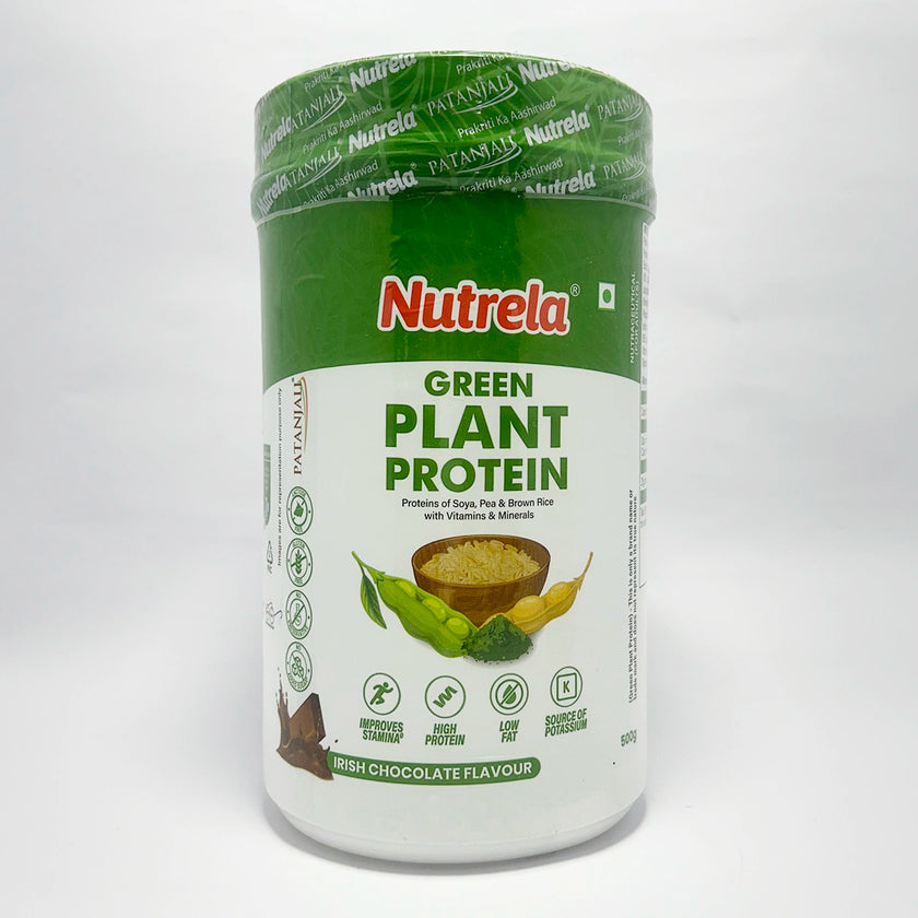 Patanjali Nutrela Green Plant Protein Chocolate Flavor 500g