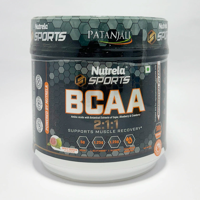 Patanjali Nutrela Sports BCAA Spicy Guava Flavor 300g