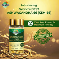 Zandu Ashwagandha KSM-66 (60 Capsules)