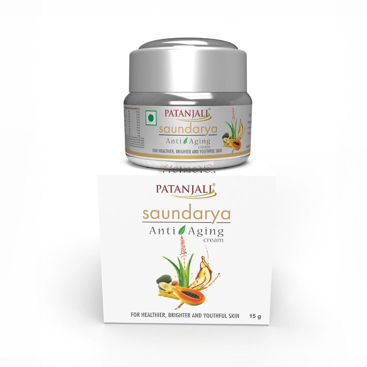 Patanjali Saundarya Anti Aging Ayurvedic Herbal Cream 15g