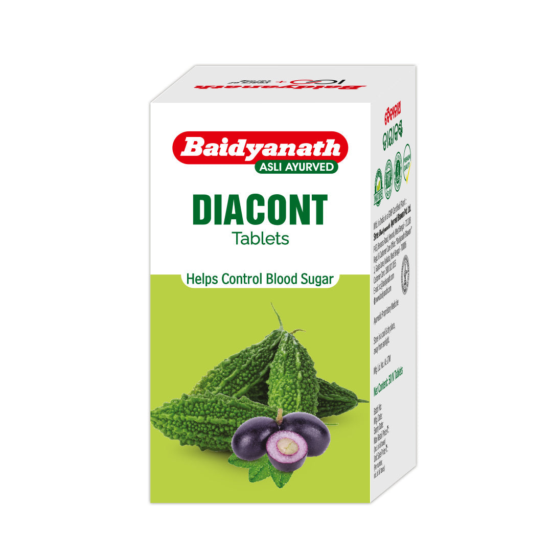 Baidyanath Diacont Controls Blood Sugar 50 Tablets