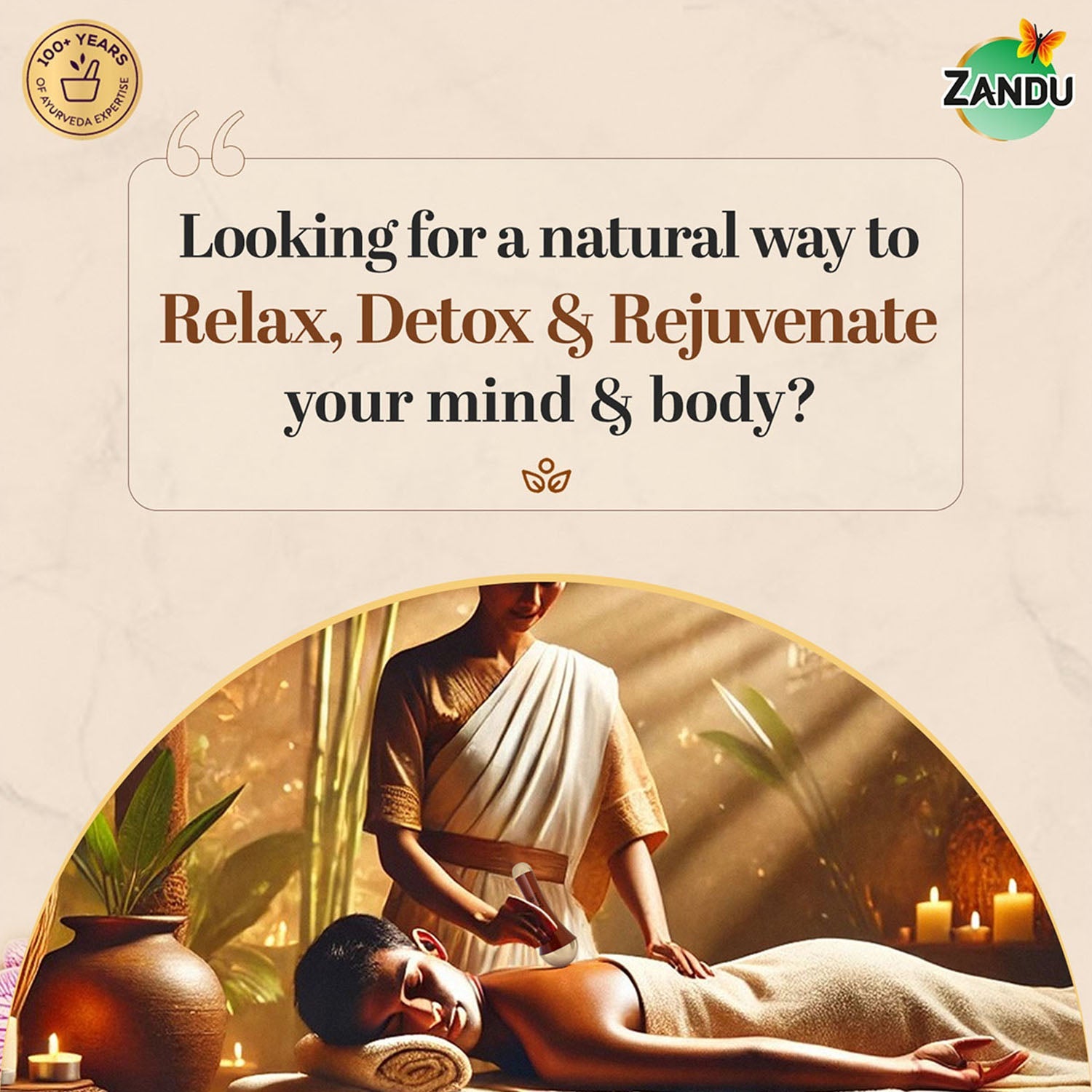 Zandu Kansa Wand Ayurvedic Massager